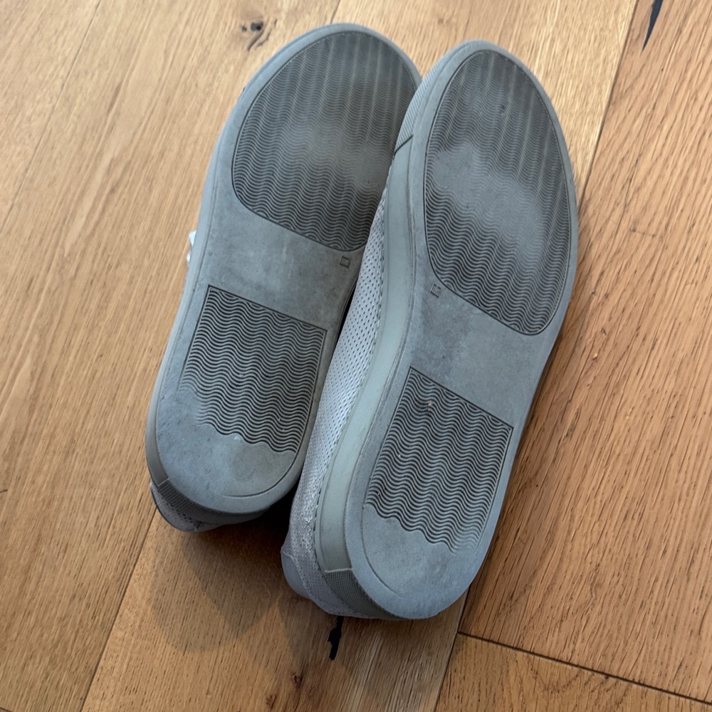 Common Projects Light Gray Perforated Sneakers - image 6